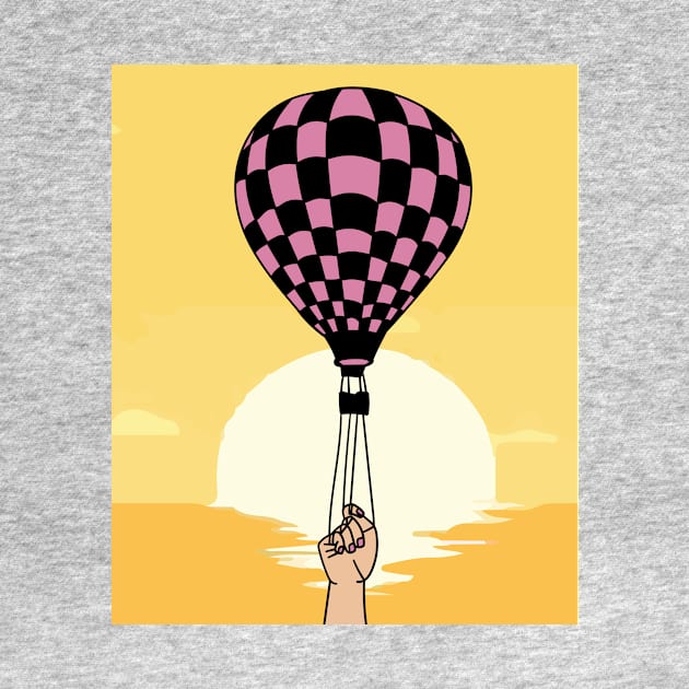 Retro Hot Air Balloons Balloon Ride by flofin